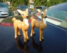 about 13x10cm simulation sika deer toy model,polyethylene & furs resin handicraft, birthday gift h1000 2024 - buy cheap