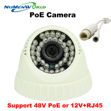 Câmera ip poe 1080p megapixel cam ips h.264 36 pces led 3.6mm p2p indoor dome câmera cctv ip rede de segurança em casa 2024 - compre barato