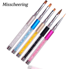 New 1pcs Professional Nail Art Design Brush Pen Drawing Lines Painting Carving Gradient UV Gel Salon Beauty Nail Tools 2024 - buy cheap