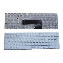 Teclado portátil uk, sony vaio svf15, svf151, svf15, svf153, svf1541, svf15e, branco 2024 - compre barato