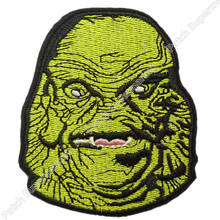 4" GREEN CREATURE CULT CLASSIC MONSTER MOVIE TV HORROR FILM BADGE MILITARY IRON ON PATCH Iron On Patch rock applique 2024 - buy cheap