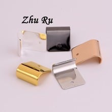 ZHU RU 10pcs/lot 16*14mm Slide bending rectangle hoe shape Fit Necklaces Bracelets earring DIY Jewelry Making embellishments 2024 - buy cheap