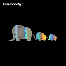 15cm*5cm Cute Car Styling Elephant Family Fashion Car Sticker Car Accessories Decal Vinyl Window Car Sticker for Auto Products 2024 - buy cheap