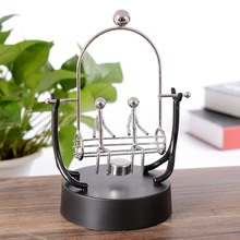 Fashion Couple Swing Electromagnetic Perpetual Metal Crafts Home Office Creative Ornaments Figurine home decoration accessories 2024 - buy cheap