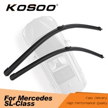 KOSOO-escobilla limpiaparabrisas de coche de ajuste con goma lateral para mercedes-benz sl-class R230 SL350 SL500 SL63 26 "+ 26" 2003 a 2012 2024 - compra barato