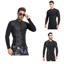 Sbart 3MM Neoprene Warm Jacket Wetsuits Men Diving Suits Swimming Tops Long Sleeve Male Scuba Rash Guards Snorkeling Diving suit 2024 - buy cheap