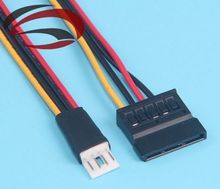Адаптер с 4-контактным разъемом FDD для дискеты от 4 до 15 штырьков SATA Female, сетевой кабель с жестким диском, 4P-15P PIN 2024 - купить недорого