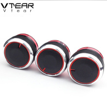 Vtear For Peugeot 206 207 citroen C2 accessories AC knob alloy air conditioning heat control switch car-styling air vent button 2024 - buy cheap