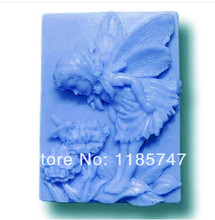 Free shipping classical angel handcrafted silicone soap mould,silicone soap mold with angel pattern 2014 hot selling 2024 - buy cheap