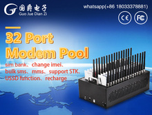 32 Ports Wavecom modem sierra sl6087 Modem Pool USB Interface quad-band 850/900/1800/1900MHz support imei changeable ussd stk 2024 - buy cheap