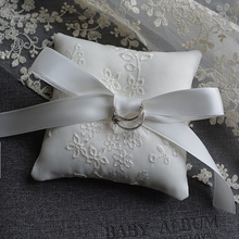 Высокое качество, свадебное кольцо, подушка, кружевной цветок, свадебное украшение для невесты, подушки, сделай сам, аксессуары для вечеринок 2024 - купить недорого