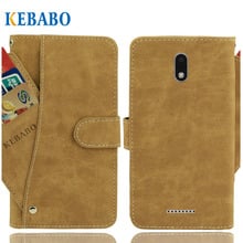 Vintage Leather Wallet DEXP G255 Case 5.45" Luxury 3 Front Card Slots Cover Magnet Stand Phone Protective Bags 2024 - buy cheap