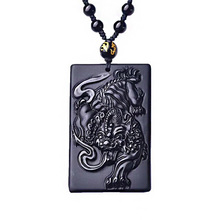 Original Obsidian Necklace Pendant Spirit Jade Pendant Lucky Amulet Jewelry Men's Jewelry Jade Jewelry 2024 - buy cheap