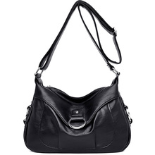 Роскошные женские сумки, дизайнерские мягкие кожаные сумки, сумки через плечо для дам, сумки через плечо 2024 - купить недорого