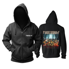 Sudadera con capucha de Powerwolf y cremallera para hombre y mujer, Chaqueta estilo Rock, Rock, punk, heavy power, 3D, 12 diseños 2024 - compra barato