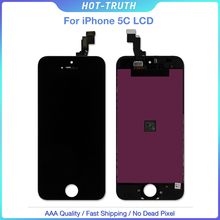 Display lcd para iphone 5c, tela sensível ao toque, 5 peças, sem pixel morto, 100%, novo, aaa, com frete grátis 2024 - compre barato