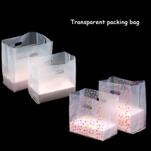 Bolsas de embalaje desechables para comida, bolso de mano para llevar comida rápida, impermeable, transparente, para Sushi, ensalada, 50p 2024 - compra barato