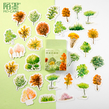 46pcs/lot vintage forest plants mini paper sticker decoration stickers DIY craft diary scrapbooking planner kawaii label sticker 2024 - buy cheap