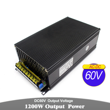 Variable 1200W 20a 60v DC Power Supply unit Transformer 110V 220V AC DC60V Driver Power Source for CNC Router Stepper Motor Lamp 2024 - buy cheap