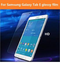 Película protetora de tela hd brilhante, para samsung galaxy tab e tabletes de 9.6 ", tela frontal transparente lcd, filmes protetores + ferramenta de limpeza 2024 - compre barato