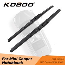 KOSOO For Mini Cooper Hatchback R53 R56 F56,Fit Bayonet/J Hook Arms Model Year From 2004 To 2017 Auto Natural Rubber Wiper Blade 2024 - buy cheap