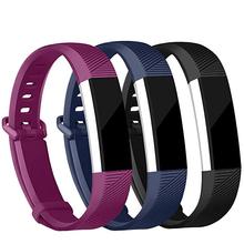 Correa de silicona para reloj inteligente Fitbit Alta HR, repuesto de Alta calidad, 3 paquetes 2024 - compra barato