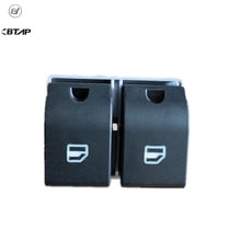 BTAP-Botón de doble interruptor para ventana eléctrica, nuevo accesorio para VW Polo 9N 2001-2010, asiento Ibiza Córdoba 6Q0 959 858 6Q0959858 2024 - compra barato