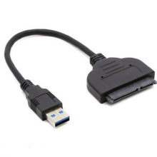 22-контактный USB 3,0 к Sata адаптер конвертер Кабель USB3.0 жесткий диск конвертер кабель SATA к USB 3,0 для 2,5 "ноутбука HDD SSD 2024 - купить недорого