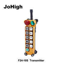 F24-10S Single speed Crane remote controller switch 10 Channels keys  1 transmitter 2024 - buy cheap