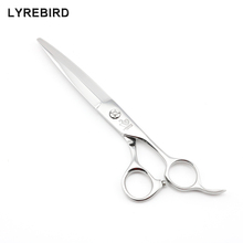 Lyrebird-Tijeras profesionales para el cabello, 7 pulgadas, tornillo de rodamiento preciso, alta clase, venta al por mayor, 10 unids/lote, nuevo 2024 - compra barato
