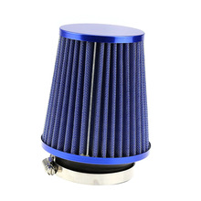 2018 New Universal 3 inch Motorcycle Mushroom Head Air Filter Clamp On Air Filter Cleaner Hot Selling Blue 2024 - buy cheap