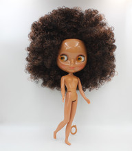 Бесплатная доставка, большая скидка, искусственная Обнаженная кукла Blyth, подарок на день рождения для девочки, кукла с большими глазами 4 цветов с красивыми волосами, милая игрушка 2024 - купить недорого