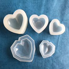 3D ромб сердце мусс Фотофон шоколадные бисквитные формы кондитерские конфеты ледяной кубик 2024 - купить недорого