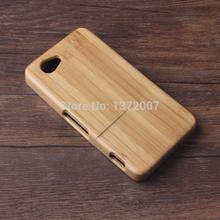 High quality Natural Z1 mini wooden wood case True bamboo cover for Sony Xperia Z1 mini Shell Phone Cover 2024 - buy cheap