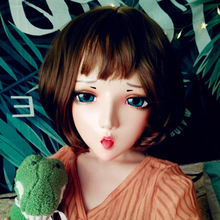 Kigurumi-vestido de resina de media cabeza para mujer, disfraz de chica dulce, ojos BJD, crossvestido, Anime japonés, máscara Lolita 2024 - compra barato