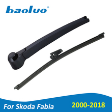 BAOLUO limpiaparabrisas trasero y brazo para Skoda Fabia 2000-2018 parabrisas limpiaparabrisas accesorios de coche 2024 - compra barato