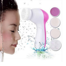New 5 In 1 Electric Deep Cleaning Facial Brush Waterproof  Facial Massager Equipment Remover Blackhead Skin Care Tools 2024 - buy cheap