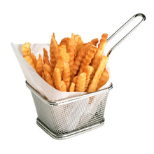 Nova cesta de batatas fritas de aço inoxidável, tecido de fio para cozinha, utensílios de cozinha 2024 - compre barato