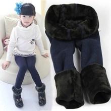 Winter Baby Girls Cotton Leggings Children Plus Velvet Thickened kids leggins  Pants 1-14 Years 2024 - buy cheap