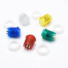 5 шт. 24 мм аркадная светодиодная подсветка встроенный переключатель с подсветкой кнопки 5 в аксессуары для конфет Jamma 2024 - купить недорого