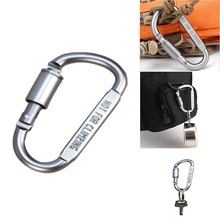 Outdoor Aluminum Carabiner EDC Safety Buckle Key Chain Carabiner Rock Climbing Travel Equipment Camping Hiking Hook Buckle 2024 - buy cheap