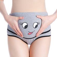 1Pcs Cotton Pregnant Panties High Waist Mother Belly Support Underwear Cartoon Postpartum Briefs Pregnancy Short Pants 2024 - buy cheap