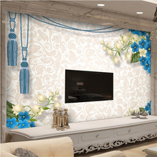 Beibehand-papel de parede 3d personalizado, pintura decorativa, sala de estar, plano de fundo, tv 2024 - compre barato