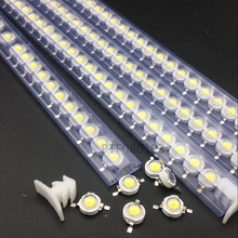 10 шт. 1 Вт 3 Вт светодиодные лампы высокой мощности белый/теплый белый 30mil 45mil чипы высокий свет с теплоотводом 2024 - купить недорого