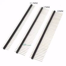 10PCS 40Pin 1x40 Single Row Male 2.54 19mm Breakable Pin Header Connector Strip 2024 - buy cheap