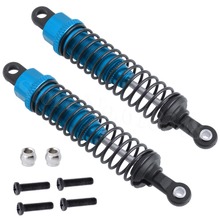 2pcs/lot Aluminum Rear Oil  Shock Absorber 80mm For  RC Upgrade Parts  HQ 1/16 731 732 733 734 Buggy  Monster Truck  Rally 2024 - buy cheap