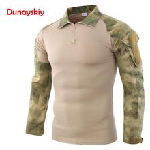 Uniforme militar táctico del ejército, camisas probadas en combate de camuflaje Airsoft, camisa de manga larga de asalto rápido, Battle Strike 2024 - compra barato