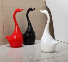 Escova criativa para vaso sanitário, acessórios de banheiro de porcelana/plástico em branco/vermelho/preto, conjuntos de escovas de vaso sanitário, 1 peça 2024 - compre barato