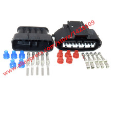 20 jogos de 5 pinos conectores de plugue para motor fêmea macho fio conector de ignição medidor de fluxo de ar soquete para toyota ículo 7283-7050-30 2024 - compre barato