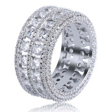 Fashion Rings for Men Gifts New Arrival AAA+Cubic Zircon Mens Rings Designer Jewelry High Quality Hip Hop Rings 2024 - buy cheap